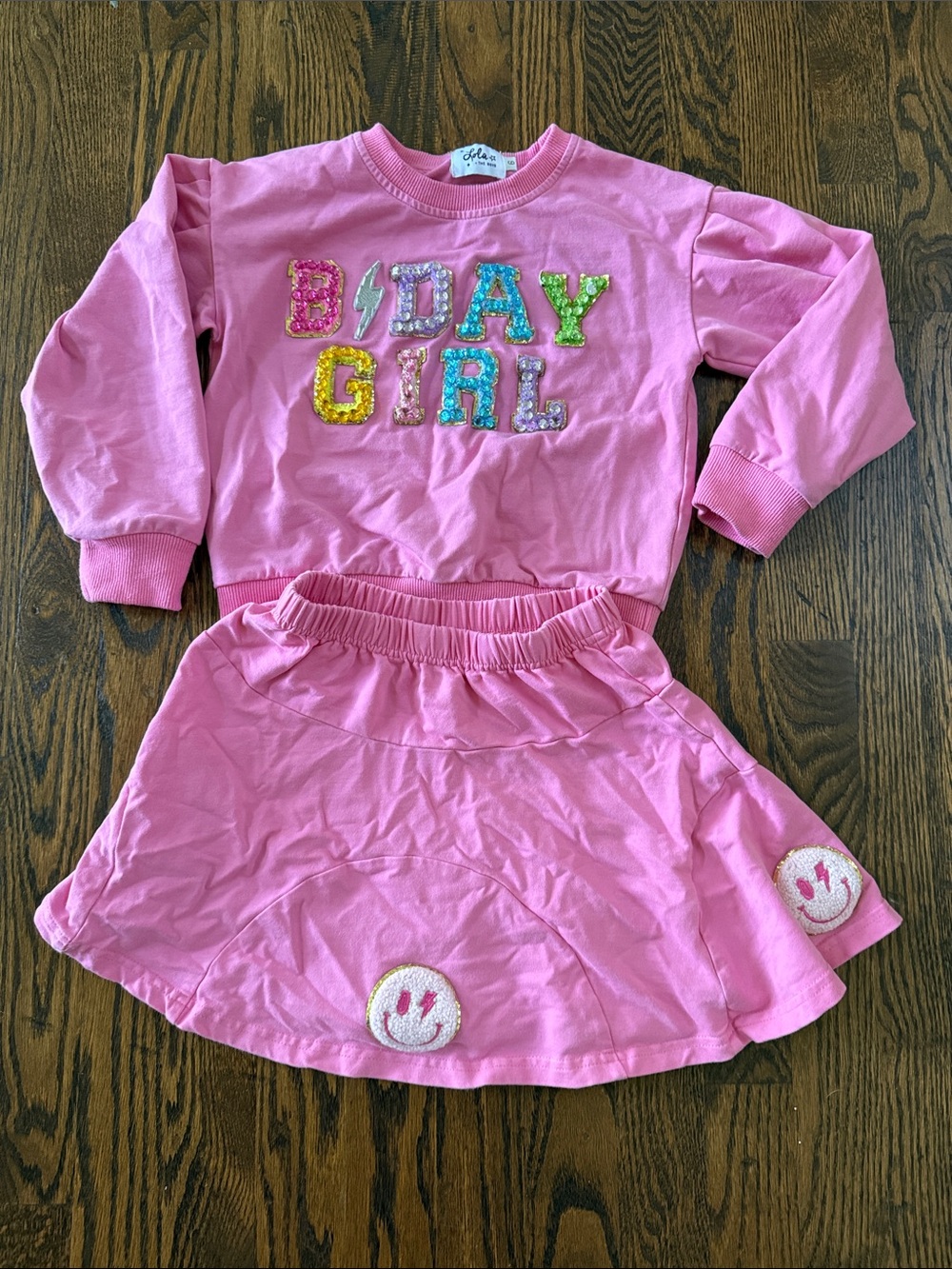 Lola and the Boys "B'DAY GIRL" embellished with colorful crystal gems. - Picture 5 of 9